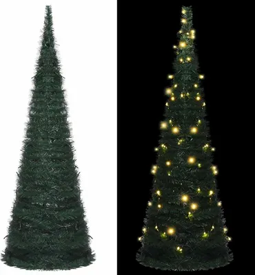 Image de Vidaxl Arbre de Noël artificiel avec Beleuchtung Popup 180 cm Grün