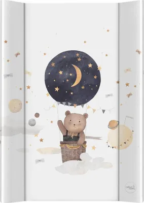 Obrázek produktu pro CEBA BABY Podložka přebalovací 2-hranná měkká (50x70) Basic Cosmic Bear