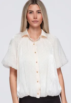 Produktbild von LARICA Shirt Loose Fit Elegante Bluse OW-SH-E0068 beige M