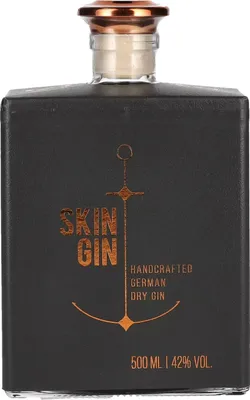 Produktbild von Skin Gin Handcrafted German Dry Gin Edition Anthrazit 42% Vol. 0,5l