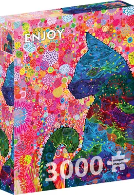 Obrázek produktu pro Puzzle 2000 dílků ENJOY - Toulavá kočka (Enjoy-2128)