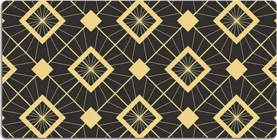 Produktbild von Schreibtischmatte Tischunterlage 90x45 cm Mauspad - Retro-Muster