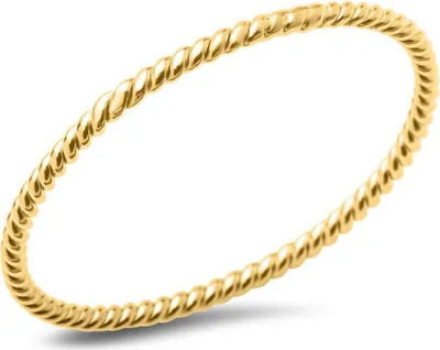 Produktbild von Vergoldeter 925er Silberring für Damen im Kordeldesign von JEWLIX