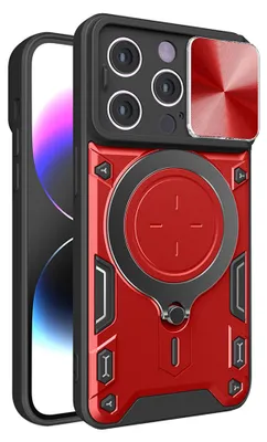 Obrázek produktu pro Zadní kryt Techsuit CamGuard Pro pro Apple iPhone 14 Pro - Červený