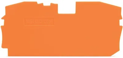 Produktbild von WAGO 2016-1292 - Anschlussblockabdeckung - Orange - 1 mm - 73 mm - 36,5 mm - 2,44 g