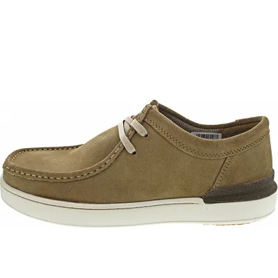 Immagine prodotto di Clarks CourtLite Wally, scarpa sportiva da uomo con lacci in marrone, misura 8,5