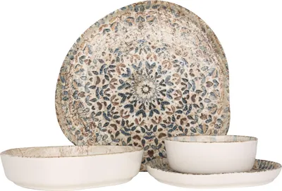 Produktbild von Rinart Geschirrset  - Aztec - 24 teilig - 6 Personen - Porzellan