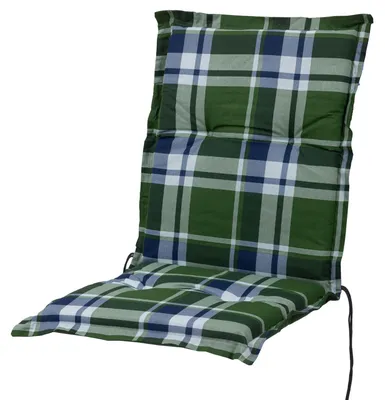 Produktbild von Auflage Niederlehner Naxos 90761-202 grün-weiß kariert 96x48x6 cm Sun Garden
