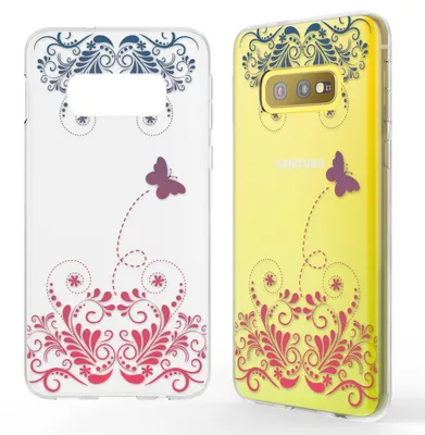 Obrázek produktu pro NALIA kryt pro Samsung Galaxy S10e, motiv pouzdro na mobilní telefon silikonové pouzdro ochranný kryt butterfly