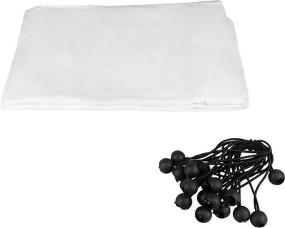 Zdjęcie produktu dla Strend, plandeka do kurnika, zamiennik, 2 x 3,4 m, biała