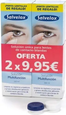 Productafbeelding van Salvelox Set contactlensoplossing, 2x360 ml
