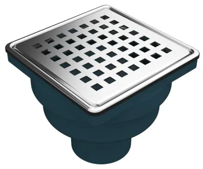 Produktbild von Bodenablauf Ablaufrinne Dusch Ablauf 10x10 cm Duschrinne Badablauf Siphon für Bad