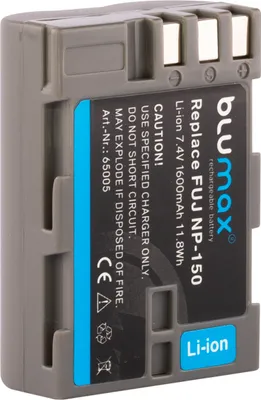 Produktbild von Blumax Akku passend für Fuji NP-150 Fujifilm FinePix S5 Pro… 1600 mAh (7,2V)