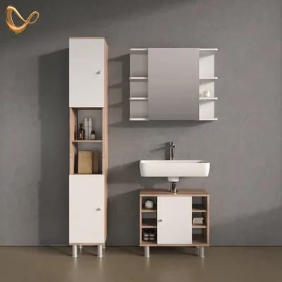 Immagine prodotto di Mobile bagno alto Livinity Fucino Sonoma 30 x 190 cm, Model 52473