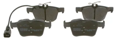 Produktbild von Bremsbelagsatz Scheibenbremse 15,5 mm BOSCH passend für u.a. AUDI A3