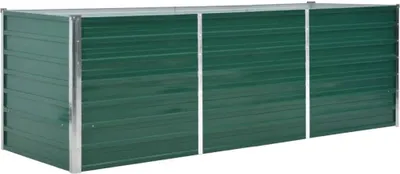 Produktbild von vidaXL Garten-Hochbeet Verzinkter Stahl 240x80x77 cm Grün