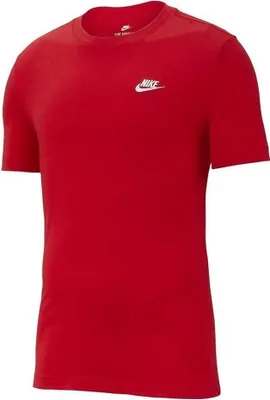 Produktbild von Nike Sportswear Club Herren T-Shirt, Farbe:Rot, Größe:XXL