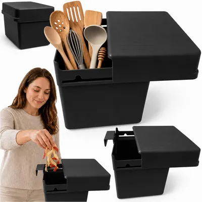 Obrázek produktu pro Nádoba Unibox s víkem, černá