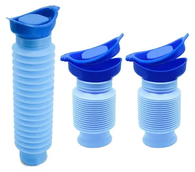 Tragbares Urinal 2er-Pack, 750 ml, Camping, Reisen