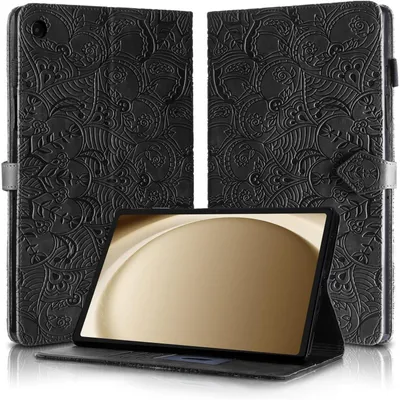 Produktbild von Schutzhülle für Samsung Galaxy Tab A9+ 11 Zoll Kunstleder Brieftasche Schwarz