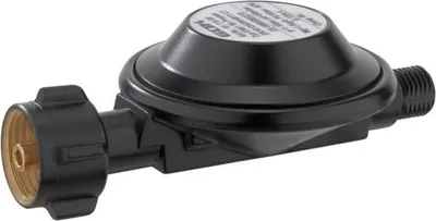 Immagine prodotto di GOK regolatore di bassa pressione per barbecue a gas nero KLF x 1/4 50 mbar Basic 91 115 10