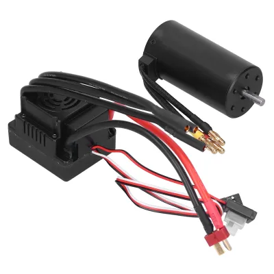 Zdjęcie produktu dla silnik 3670 i 120A ESC, silnik 2650KV, silnik bezszczotkowy, 120A ESC, silnik 2650KV z ESC, silnik 1/8 RC z ESC