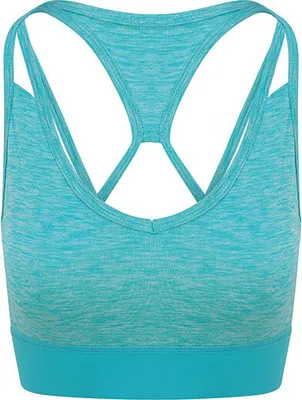Produktbild von Just Cool , Women´s Cross Back Crop Top , Ocean Melange , L
