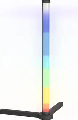 Produktbild von EGLO LED Nachttischlampe RGBIC mit Lichteffekten, Tischlampe für Gaming, Party, Wohnzimmer & Schlafzimmer, inkl. Fernbedienung, warmweiß & RGB schwarz