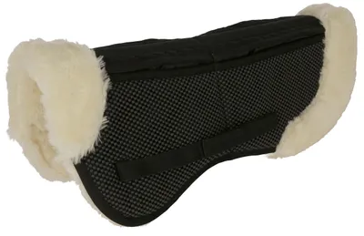 Immagine prodotto di Cuscino per sella, antiscivolo, nero, in ecopelliccia