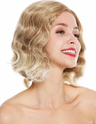 Produktbild von WIG ME UP Perücke 20er Mittelscheitel wellig Swing Blond Mix GFW1726-27T613