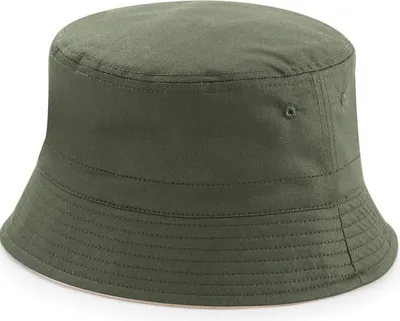 Immagine prodotto di Beechfield - Cappello Floppy reversibile uomo/donna Unisex BC5380 (S-M) (colore oliva/pietra)