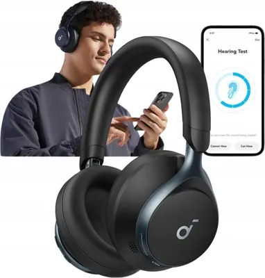 Produktbild von Soundcore Space One Schwarz Anc Ldac Hi-Res 40H Geräuschreduzierung 5 Stufen