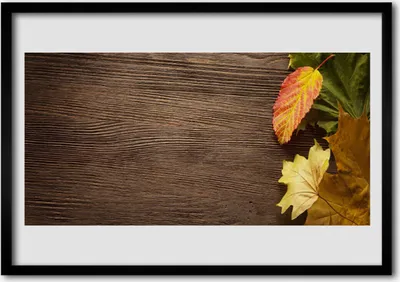 Produktbild von Bild 100x70 MDF-Rahmen Wandkunst Blätter Blumen Natur