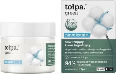 Zdjęcie produktu dla Tołpa Green Nawilżający Łagodny Krem Do Twarzy Łagodzący 50Ml