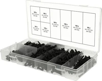 Produktbild von KS Tools 970.0800, M3, DIN 7981, 630 g, 750 Stück(e)