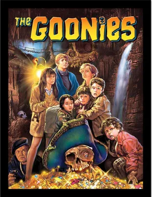 Image de Les Goonies - Gerahmtes Poster "One Sheet" PM9521 (40 cm x 30 cm) (Bunt)