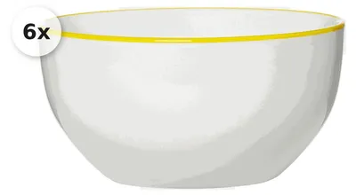 Produktbild von Müslischale 590ml 6er Set Adela gelb