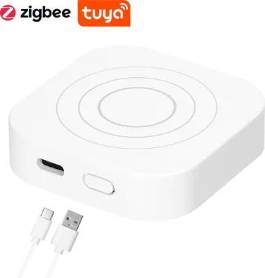 Produktbild von Menschlicher Anwesenheitssensor Tuya ZigBee 24 GHz Millimeterwellenradar Bewegungserkennungssensor fuer Sicherheit und Automatisierung zu Hause