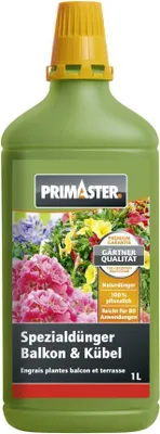 Produktbild von Primaster Flüssigdünger Balkon- und Kübelpflanzen 1 L