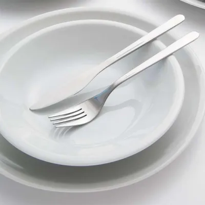 Immagine prodotto di Piatto da dessert in porcellana bianca - P 20 cm - Roma