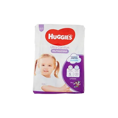 Produktbild von Huggies Pannolini Mutandina, Junge/Mädchen, 12 kg, 17 kg, Mehrfarbig, 34 Stück(e), Plastikbeutel