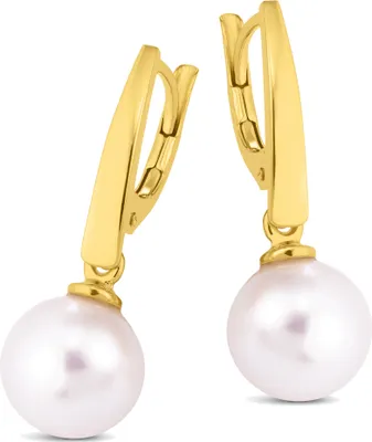Produktbild von Orolino Ohrringe 585 Gold Perle weiß 7,5-8,0mm