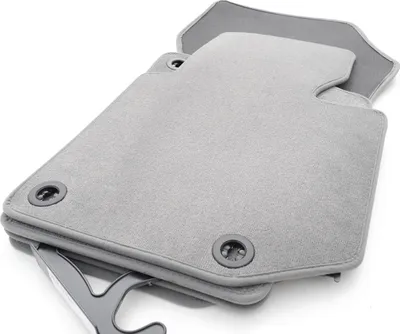 Image de Tapis de sol pour BMW E36 Cabrio Tapis de voiture en velours Set gris 4 pièces
