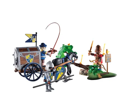 Produktbild von PLAYMOBIL 71484 Überfall auf Transportwagen