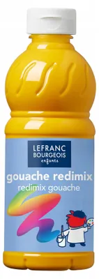 Produktbild von Lefranc & Bourgeois 188002, Gelb, Gouache, Flüssigkeit, 500 ml, 1 Stück(e)