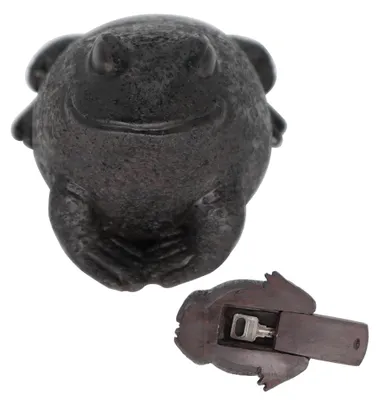 Produktbild von Schlüsselsafe Frosch groß, wasserdicht, für den Außenbereich