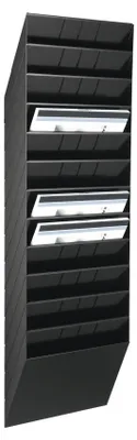 Obrázok produktu pre Durable FLEXIBOXX, 12 police/políc, Čierna, A4, 348 mm, 95 mm, 1045 mm