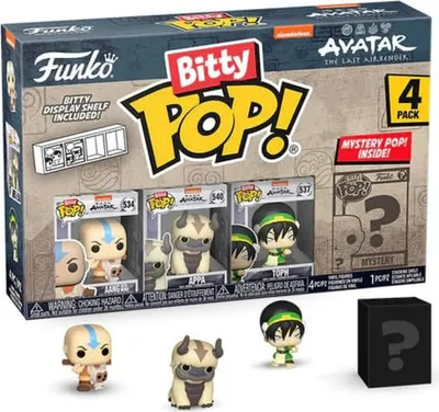 Obrázok produktu pre Avatar Pán živlov Bitty POP! vinylové figúrky 4-pack Aang 2,5 cm
