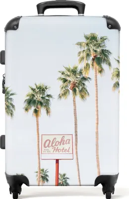 Obrázok produktu pre NoBoringSuitcases.com® Veľký kufor - Palmy - Leto - Príroda - Obloha - Kombinovaný zámok TSA - Pevná škrupina na kolieskach - 72 litrov - Cestovný kufor - 66 cmKufrík Medium 67x43x25 cm, 72L,