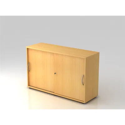 Produktbild von Schiebetürschrank 1752S BM, 2 OH 120 x 40 x 74,8 cm (BxTxH)